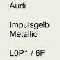 Preview: Audi, Impulsgelb Metallic, L0P1 / 6F.